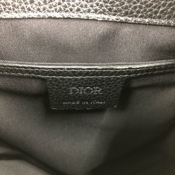 Christian Dior Saddle Mini Backpack Rucksack daypack Black - Picture 6 of 9